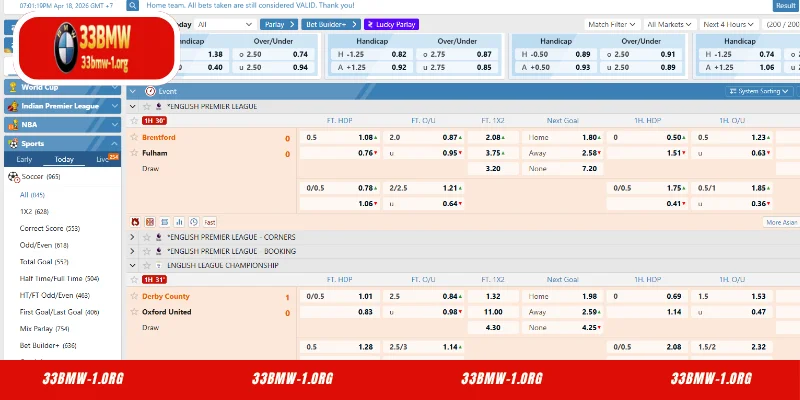 Quick and Simple Registration for 33BMW Sports