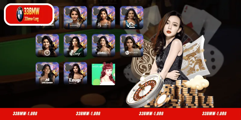 33BMW Live Casino Games with Real Dealers and Action