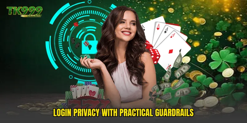 Login privacy with practical guardrails
